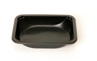 Упаковка под запайку 187×137×36 мм черный с овальным дном