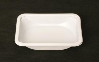 Упаковка под запайку 187×137×36 мм белый с овальным дном