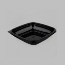 Квадратный д/холодного ПЭТ 375 мл б/крышки черный 160х160х36