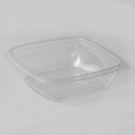 Квадратный д/холодного ПЭТ 500 мл б/крышки прозр. 160х160х45