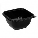 Квадратный д/холодного ПЭТ 500 мл б/крышки черный 126х126х60