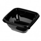 Квадратный д/холодного ПЭТ 500 мл б/крышки черный 160х160х45