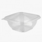 Квадратный д/холодного ПЭТ 625мл б/крышки прозр. 160х160х53,5