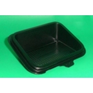 Прямоуг. скошенный ПВХ105х85х45 д/суши 3-х секц. черный