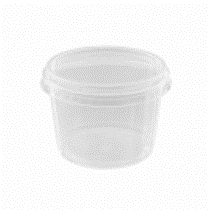 Круглый д/холодного ПЭТ 250мл д=95мм h=65,5 без крышки прозрачный