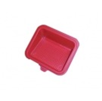 Прямоуг. скошенный ПВХ 105х85х45 ПК-0040 (дно) красный